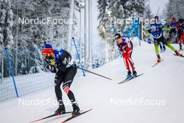 11.12.2021, Otepaeae, Estonia (EST): Taylor Fletcher (USA) - FIS world cup nordic combined men, Mass Start HS97/10km, Otepaeae (EST). www.nordicfocus.com. © Volk/NordicFocus. Every downloaded picture is fee-liable.