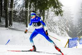 12.12.2021, Otepaeae, Estonia (EST): Gasper Brecl (SLO) - FIS world cup nordic combined men, individual gundersen HS97/10km, Otepaeae (EST). www.nordicfocus.com. © Volk/NordicFocus. Every downloaded picture is fee-liable.