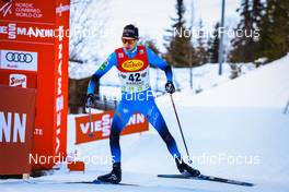 18.12.2021, Ramsau, Austria (AUT): Edgar Vallet (FRA) - FIS world cup nordic combined men, individual gundersen HS98/10km, Ramsau (AUT). www.nordicfocus.com. © Volk/NordicFocus. Every downloaded picture is fee-liable.