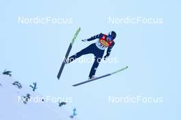 18.12.2021, Ramsau, Austria (AUT): Laurent Muhlethaler (FRA) - FIS world cup nordic combined men, individual gundersen HS98/10km, Ramsau (AUT). www.nordicfocus.com. © Volk/NordicFocus. Every downloaded picture is fee-liable.