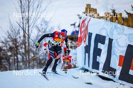 18.12.2021, Ramsau, Austria (AUT): Taylor Fletcher (USA) - FIS world cup nordic combined men, individual gundersen HS98/10km, Ramsau (AUT). www.nordicfocus.com. © Volk/NordicFocus. Every downloaded picture is fee-liable.