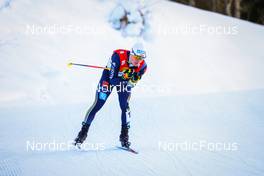 18.12.2021, Ramsau, Austria (AUT): Manuel Faisst (GER) - FIS world cup nordic combined men, individual gundersen HS98/10km, Ramsau (AUT). www.nordicfocus.com. © Volk/NordicFocus. Every downloaded picture is fee-liable.