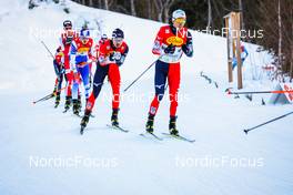18.12.2021, Ramsau, Austria (AUT): Yoshito Watabe (JPN), Akito Watabe (JPN), (l-r)  - FIS world cup nordic combined men, individual gundersen HS98/10km, Ramsau (AUT). www.nordicfocus.com. © Volk/NordicFocus. Every downloaded picture is fee-liable.