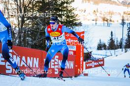 18.12.2021, Ramsau, Austria (AUT): Gael Blondeau (FRA) - FIS world cup nordic combined men, individual gundersen HS98/10km, Ramsau (AUT). www.nordicfocus.com. © Volk/NordicFocus. Every downloaded picture is fee-liable.