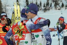 18.12.2021, Ramsau, Austria (AUT): Ilkka Herola (FIN), Eero Hirvonen (FIN), (l-r)  - FIS world cup nordic combined men, individual gundersen HS98/10km, Ramsau (AUT). www.nordicfocus.com. © Volk/NordicFocus. Every downloaded picture is fee-liable.