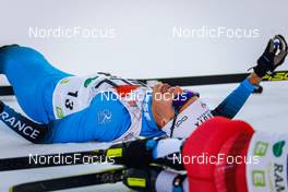 19.12.2021, Ramsau, Austria (AUT): Laurent Muhlethaler (FRA) - FIS world cup nordic combined men, individual gundersen HS98/10km, Ramsau (AUT). www.nordicfocus.com. © Volk/NordicFocus. Every downloaded picture is fee-liable.