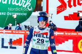 19.12.2021, Ramsau, Austria (AUT): Laurent Muhlethaler (FRA) - FIS world cup nordic combined men, individual gundersen HS98/10km, Ramsau (AUT). www.nordicfocus.com. © Volk/NordicFocus. Every downloaded picture is fee-liable.
