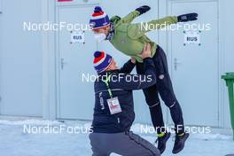 19.12.2021, Ramsau, Austria (AUT): Taylor Fletcher (USA) - FIS world cup nordic combined men, individual gundersen HS98/10km, Ramsau (AUT). www.nordicfocus.com. © Volk/NordicFocus. Every downloaded picture is fee-liable.