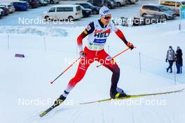 19.12.2021, Ramsau, Austria (AUT): Mario Seidl (AUT) - FIS world cup nordic combined men, individual gundersen HS98/10km, Ramsau (AUT). www.nordicfocus.com. © Volk/NordicFocus. Every downloaded picture is fee-liable.