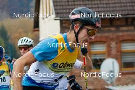 30.10.2021, Oberhof, Germany (GER): Laurent Muhlethaler (FRA) - German Championships Nordic Combined, individual gundersen HS140/10km men, Oberhof (GER). www.nordicfocus.com. © Volk/NordicFocus. Every downloaded picture is fee-liable.