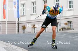 30.10.2021, Oberhof, Germany (GER): Vinzenz Geiger (GER) - German Championships Nordic Combined, individual gundersen HS140/10km men, Oberhof (GER). www.nordicfocus.com. © Volk/NordicFocus. Every downloaded picture is fee-liable.