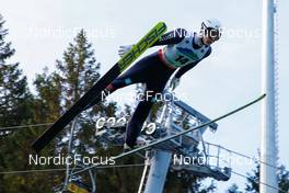 30.10.2021, Oberhof, Germany (GER): Justin Moczarski (GER) - German Championships Nordic Combined, individual gundersen HS140/10km men, Oberhof (GER). www.nordicfocus.com. © Volk/NordicFocus. Every downloaded picture is fee-liable.