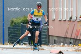 30.10.2021, Oberhof, Germany (GER): Matteo Baud (FRA) - German Championships Nordic Combined, individual gundersen HS140/10km men, Oberhof (GER). www.nordicfocus.com. © Volk/NordicFocus. Every downloaded picture is fee-liable.