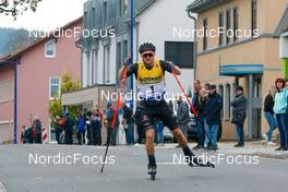 30.10.2021, Oberhof, Germany (GER): Fabian Rießle (GER) - German Championships Nordic Combined, individual gundersen HS140/10km men, Oberhof (GER). www.nordicfocus.com. © Volk/NordicFocus. Every downloaded picture is fee-liable.