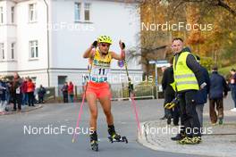 31.10.2021, Oberhof, Germany (GER): Nathalie Armbruster (GER) - German Championships Nordic Combined, individual gundersen HS100/5km women, Oberhof (GER). www.nordicfocus.com. © Volk/NordicFocus. Every downloaded picture is fee-liable.