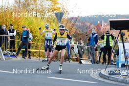 31.10.2021, Oberhof, Germany (GER): Jenny Nowak (GER) - German Championships Nordic Combined, individual gundersen HS100/5km women, Oberhof (GER). www.nordicfocus.com. © Volk/NordicFocus. Every downloaded picture is fee-liable.