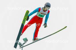 31.10.2021, Oberhof, Germany (GER): Augustin Efinger (GER - German Championships Nordic Combined, team HS140/5km men, Oberhof (GER). www.nordicfocus.com. © Volk/NordicFocus. Every downloaded picture is fee-liable.