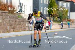 31.10.2021, Oberhof, Germany (GER): Eric Frenzel (GER) - German Championships Nordic Combined, team HS140/5km men, Oberhof (GER). www.nordicfocus.com. © Volk/NordicFocus. Every downloaded picture is fee-liable.