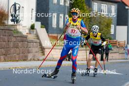31.10.2021, Oberhof, Germany (GER): Ryan Horn (GER) - German Championships Nordic Combined, team HS140/5km men, Oberhof (GER). www.nordicfocus.com. © Volk/NordicFocus. Every downloaded picture is fee-liable.