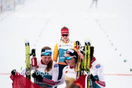 27.02.2021, Oberstdorf, Germany (GER): Svenja Wuerth (GER) - FIS nordic world ski championships nordic combined women, individual gundersend HS106/5km, Oberstdorf (GER). www.nordicfocus.com. © Modica/NordicFocus. Every downloaded picture is fee-liable.