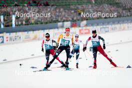 27.02.2021, Oberstdorf, Germany (GER): Sana Azegami (JPN), Cindy Haasch (GER), Mille Moen Flatla (NOR), Yuna Kasai (JPN) - FIS nordic world ski championships nordic combined women, individual gundersend HS106/5km, Oberstdorf (GER). www.nordicfocus.com. © Modica/NordicFocus. Every downloaded picture is fee-liable.