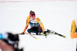 27.02.2021, Oberstdorf, Germany (GER): Svenja Wuerth (GER) - FIS nordic world ski championships nordic combined women, individual gundersend HS106/5km, Oberstdorf (GER). www.nordicfocus.com. © Modica/NordicFocus. Every downloaded picture is fee-liable.