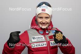 27.02.2021, Oberstdorf, Germany (GER): Gyda Westvold Hansen (NOR) - FIS nordic world ski championships nordic combined women, medals, Oberstdorf (GER). www.nordicfocus.com. © Modica/NordicFocus. Every downloaded picture is fee-liable.
