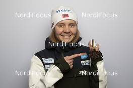 27.02.2021, Oberstdorf, Germany (GER): Marte  Leinan Lund (NOR) - FIS nordic world ski championships nordic combined women, medals, Oberstdorf (GER). www.nordicfocus.com. © Modica/NordicFocus. Every downloaded picture is fee-liable.