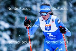 03.12.2021, Lillehammer, Norway (NOR): Annika Sieff (ITA) - FIS world cup nordic combined women, individual gundersen HS98/5km, Lillehammer (NOR). www.nordicfocus.com. © Thibaut/NordicFocus. Every downloaded picture is fee-liable.