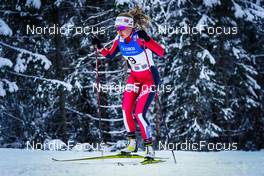 04.12.2021, Lillehammer, Norway (NOR): Marte Leinan Lund (NOR) - FIS world cup nordic combined women, individual gundersen HS98/5km, Lillehammer (NOR). www.nordicfocus.com. © Thibaut/NordicFocus. Every downloaded picture is fee-liable.