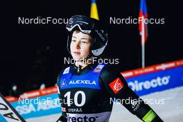 11.12.2021, Otepaeae, Estonia (EST): Lena Brocard (FRA) - FIS world cup nordic combined women, Mass Start HS97/5km, Otepaeae (EST). www.nordicfocus.com. © Volk/NordicFocus. Every downloaded picture is fee-liable.