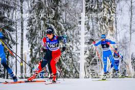 11.12.2021, Otepaeae, Estonia (EST): Yuna Kasai (JPN), Annika Sieff (ITA), (l-r)  - FIS world cup nordic combined women, Mass Start HS97/5km, Otepaeae (EST). www.nordicfocus.com. © Volk/NordicFocus. Every downloaded picture is fee-liable.