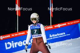 11.12.2021, Otepaeae, Estonia (EST): Alexandra Glazunova (RUS) - FIS world cup nordic combined women, Mass Start HS97/5km, Otepaeae (EST). www.nordicfocus.com. © Volk/NordicFocus. Every downloaded picture is fee-liable.
