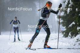 12.12.2021, Otepaeae, Estonia (EST): Cindy Haasch (GER) - FIS world cup nordic combined women, individual gundersen HS97/5km, Otepaeae (EST). www.nordicfocus.com. © Volk/NordicFocus. Every downloaded picture is fee-liable.