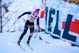 17.12.2021, Ramsau, Austria (AUT): Annika Malacinski (USA) - FIS world cup nordic combined women, individual gundersen HS97/5km, Ramsau (AUT). www.nordicfocus.com. © Volk/NordicFocus. Every downloaded picture is fee-liable.