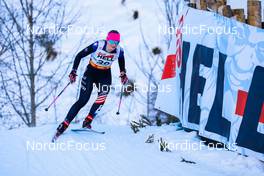 17.12.2021, Ramsau, Austria (AUT): Annika Malacinski (USA) - FIS world cup nordic combined women, individual gundersen HS97/5km, Ramsau (AUT). www.nordicfocus.com. © Volk/NordicFocus. Every downloaded picture is fee-liable.