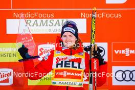 17.12.2021, Ramsau, Austria (AUT): Gyda Westvold Hansen (NOR), (l-r) - FIS world cup nordic combined women, individual gundersen HS97/5km, Ramsau (AUT). www.nordicfocus.com. © Volk/NordicFocus. Every downloaded picture is fee-liable.