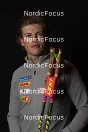 30.11.2021, Lillehammer, Norway (NOR): Johannes Hoesflot Klaebo (NOR) - FIS world cup cross-country, photoshooting, Lillehammer (NOR). www.nordicfocus.com. © Thibaut/NordicFocus. Every downloaded picture is fee-liable.