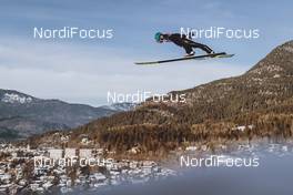 01.01.2021, Garmisch, Germany (GER): Michael Hayboeck (AUT) - FIS world cup ski jumping men, four hills tournament, individual HS142, Garmisch (GER). www.nordicfocus.com. © EXPA/JFK/NordicFocus. Every downloaded picture is fee-liable.