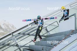 31.12.2020, Garmisch, Germany (GER): Mikhail Nazarov (RUS) - FIS world cup ski jumping men, four hills tournament, qualification, individual HS142, Garmisch (GER). www.nordicfocus.com. © EXPA/JFK/NordicFocus. Every downloaded picture is fee-liable.