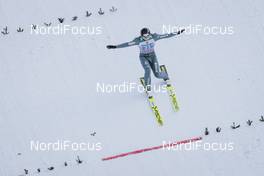 01.01.2021, Garmisch, Germany (GER): Gregor Deschwanden (SUI) - FIS world cup ski jumping men, four hills tournament, individual HS142, Garmisch (GER). www.nordicfocus.com. © EXPA/JFK/NordicFocus. Every downloaded picture is fee-liable.