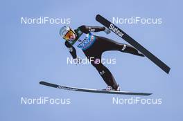 31.12.2020, Garmisch, Germany (GER): Domen Prevc (SLO) - FIS world cup ski jumping men, four hills tournament, qualification, individual HS142, Garmisch (GER). www.nordicfocus.com. © EXPA/JFK/NordicFocus. Every downloaded picture is fee-liable.