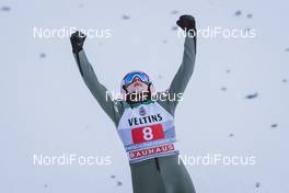 01.01.2021, Garmisch, Germany (GER): Dawid Kubacki (POL) - FIS world cup ski jumping men, four hills tournament, individual HS142, Garmisch (GER). www.nordicfocus.com. © EXPA/JFK/NordicFocus. Every downloaded picture is fee-liable.