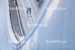 01.01.2021, Garmisch, Germany (GER): Robert Johansson (NOR) - FIS world cup ski jumping men, four hills tournament, individual HS142, Garmisch (GER). www.nordicfocus.com. © EXPA/JFK/NordicFocus. Every downloaded picture is fee-liable.