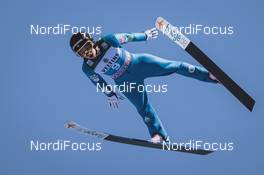 31.12.2020, Garmisch, Germany (GER): Mathis Contamine (FRA) - FIS world cup ski jumping men, four hills tournament, qualification, individual HS142, Garmisch (GER). www.nordicfocus.com. © EXPA/JFK/NordicFocus. Every downloaded picture is fee-liable.