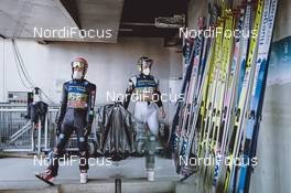 02.01.2021, Innsbruck, Austria (AUT): Pius Paschke (GER), Bor Pavlovcic (SLO), (l-r) - FIS world cup ski jumping men, four hills tournament, qualification, individual HS128, Innsbruck (AUT). www.nordicfocus.com. © EXPA/JFK/NordicFocus. Every downloaded picture is fee-liable.
