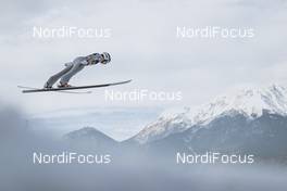02.01.2021, Innsbruck, Austria (AUT): Timon-Pascal Kahofer (AUT) - FIS world cup ski jumping men, four hills tournament, qualification, individual HS128, Innsbruck (AUT). www.nordicfocus.com. © EXPA/JFK/NordicFocus. Every downloaded picture is fee-liable.