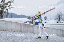 02.01.2021, Innsbruck, Austria (AUT): Evgeniy Klimov (RUS) - FIS world cup ski jumping men, four hills tournament, qualification, individual HS128, Innsbruck (AUT). www.nordicfocus.com. © EXPA/JFK/NordicFocus. Every downloaded picture is fee-liable.
