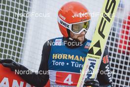 03.01.2021, Innsbruck, Austria (AUT): Markus Eisenbichler (GER) - FIS world cup ski jumping men, four hills tournament, individual HS128, Innsbruck (AUT). www.nordicfocus.com. © EXPA/JFK/NordicFocus. Every downloaded picture is fee-liable.
