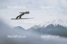 02.01.2021, Innsbruck, Austria (AUT): Philipp Aschenwald (AUT) - FIS world cup ski jumping men, four hills tournament, qualification, individual HS128, Innsbruck (AUT). www.nordicfocus.com. © EXPA/JFK/NordicFocus. Every downloaded picture is fee-liable.